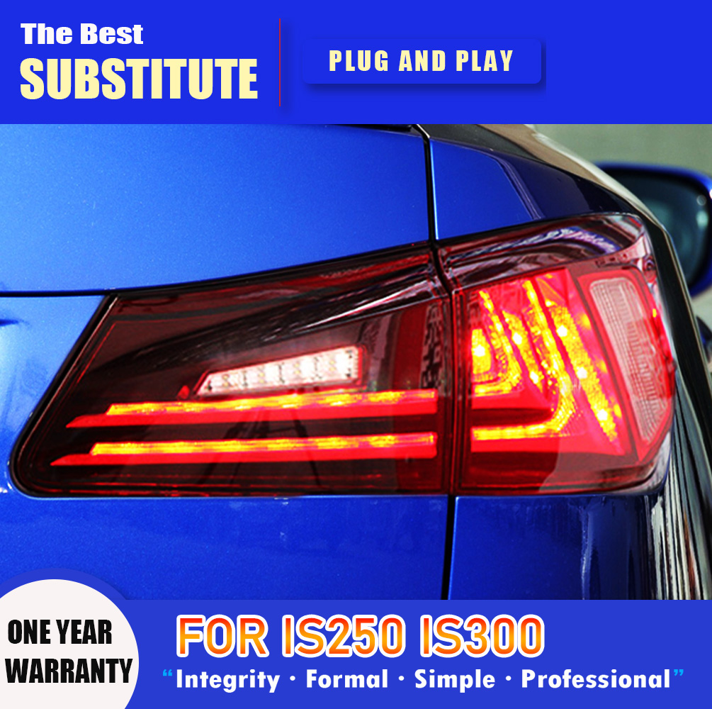 Car Accessories Rear Lamp Taillight Assembly For Lexus is250 is300 is350 LED Tail Light 06-12 Turn Signal Brake Reverse Running Lights