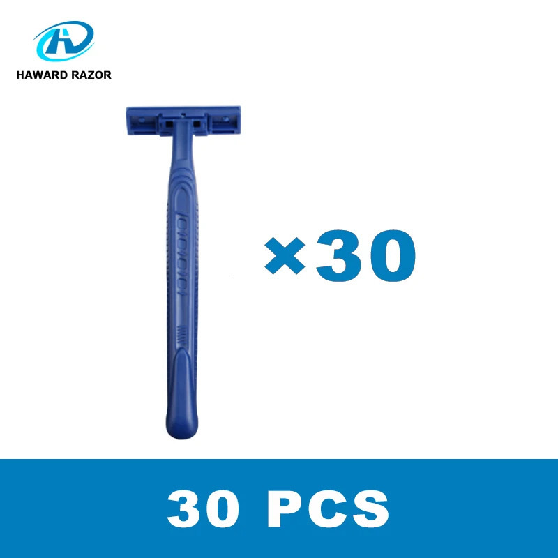 HAWARD Razor Women's Disposable 2 Blade Razor Imported Stainless Steel Razor Blade Plastic Handle Disposable Razor 30 Pieces 240127