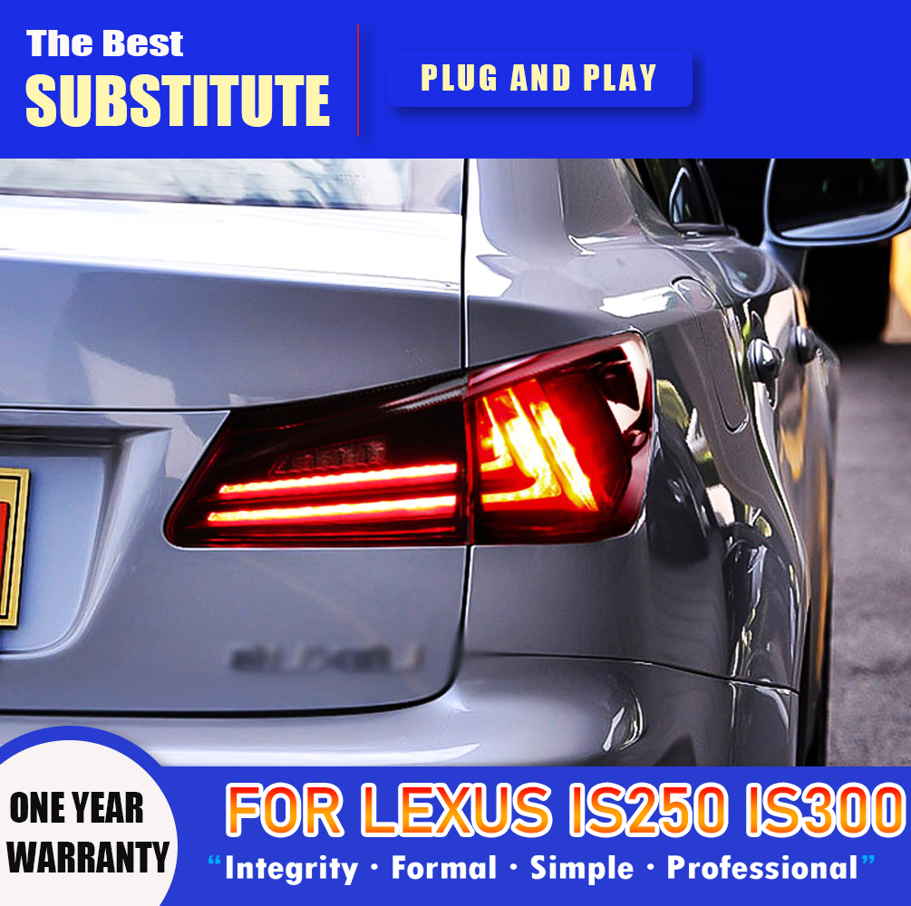 Car Accessories Rear Lamp Taillight Assembly For Lexus is250 is300 is350 LED Tail Light 06-12 Turn Signal Brake Reverse Running Lights