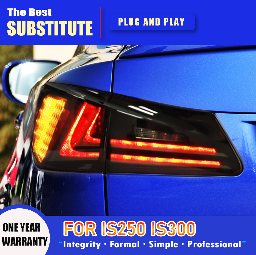 Car Accessories Rear Lamp Taillight Assembly For Lexus is250 is300 is350 LED Tail Light 06-12 Turn Signal Brake Reverse Running Lights