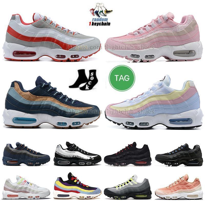 fashion top og 95 running shoes mens womens tn 95s White Multi Cashmere Triple Black Triple White OG Neon What the World Black Black with orange Champagne Chlorine Blue