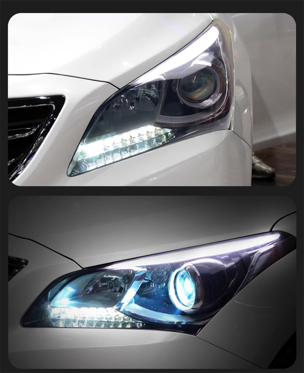 Car Styling For Hyundai MISTRA LED Headlight Projector 2013-20 16 Head Lights LED DRL Dynamic Moving Turn Signal Fog Lamps