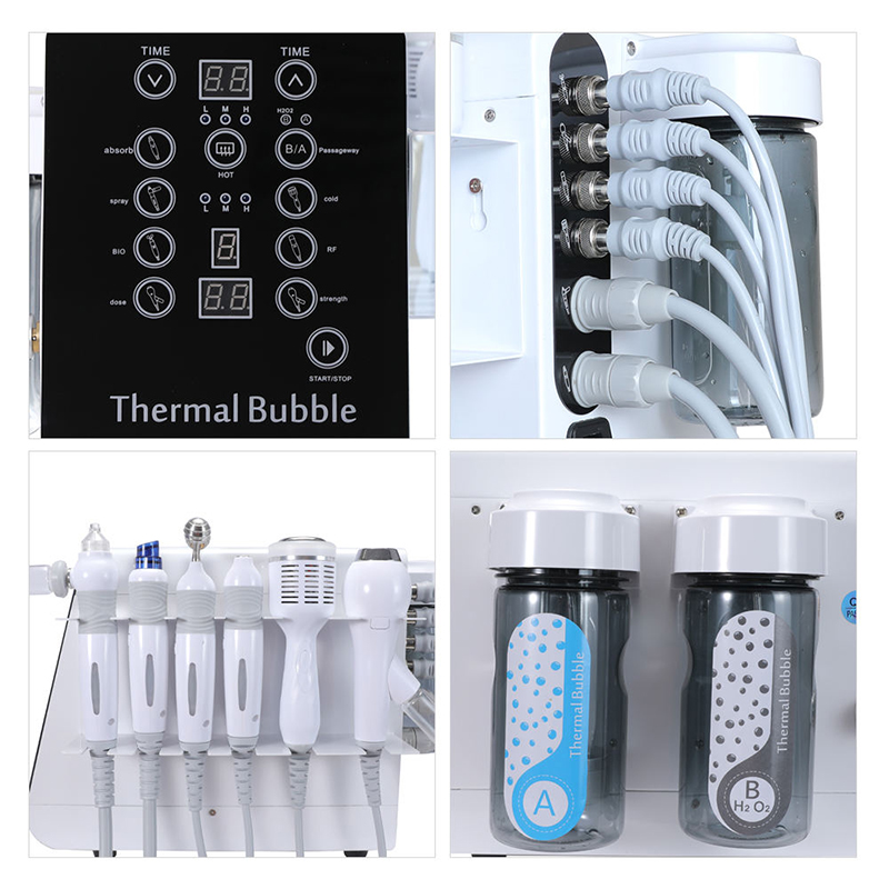 6 In 1 Beauty Dermabrasion Water Microdermabrasion Peeling Beauty Cleansing H2o2 Oxygen Beauty Machine