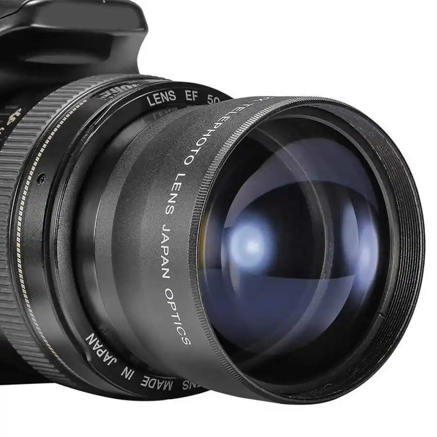 49mm 52mm 55mm 58mm 2X Telephoto Lens High Definition Camera Telephoto Lens Optics Teleconverter for Nikon Canon Sony Pentax Olympus Fujifilm DSLR SLR - view 3
