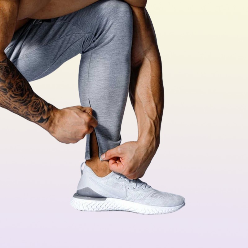 STRETCH PANTS Mens Sweatpants Running Sports Jogging Pants Men Trouser Tracksuit Gym Fitness Bodybuilding Men Pants X0615