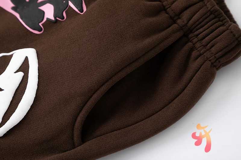 Men's Pants Rock Hip Hop Street Cactus Jack Sweatpants Foam Graffiti Letter Printed DrawstrGuard Pants Men Women Casual Trousers J240129