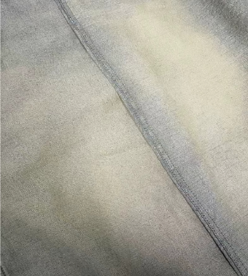 Bale Washed Grey Oversized Fit Men Oversized Jeans With Wide Leg Flared Pants Men Loose Causal Jeans