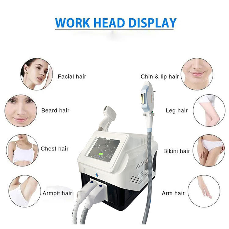 Machine IPL OPT 808nm Laser Skin Rejuvenation Laser Diode In Beauty Depilation Pigmentation Removal Freckles Remove Skin Vascular Removal