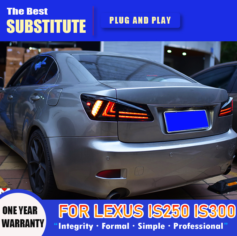 Car Accessories Rear Lamp Taillight Assembly For Lexus is250 is300 is350 LED Tail Light 06-12 Turn Signal Brake Reverse Running Lights
