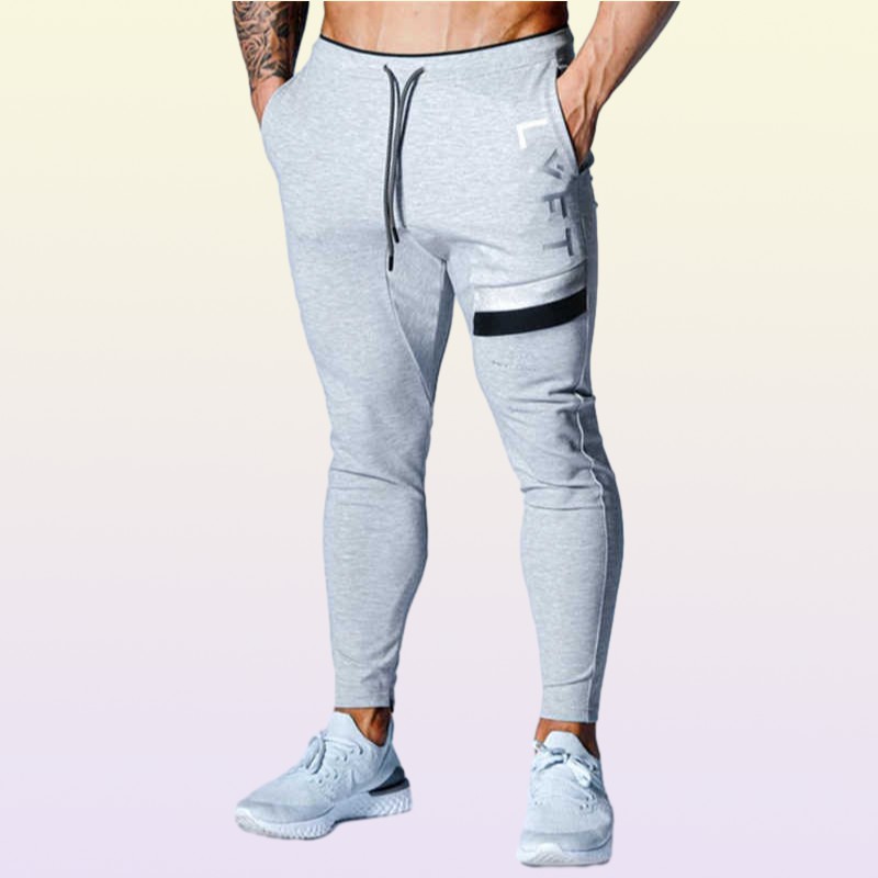 STRETCH PANTS Mens Sweatpants Running Sports Jogging Pants Men Trouser Tracksuit Gym Fitness Bodybuilding Men Pants X0615
