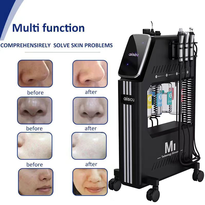 Hydrodermabrasion Skin Care Hydro Hydra peeling jet beauty Water whitening Facial salon Machine