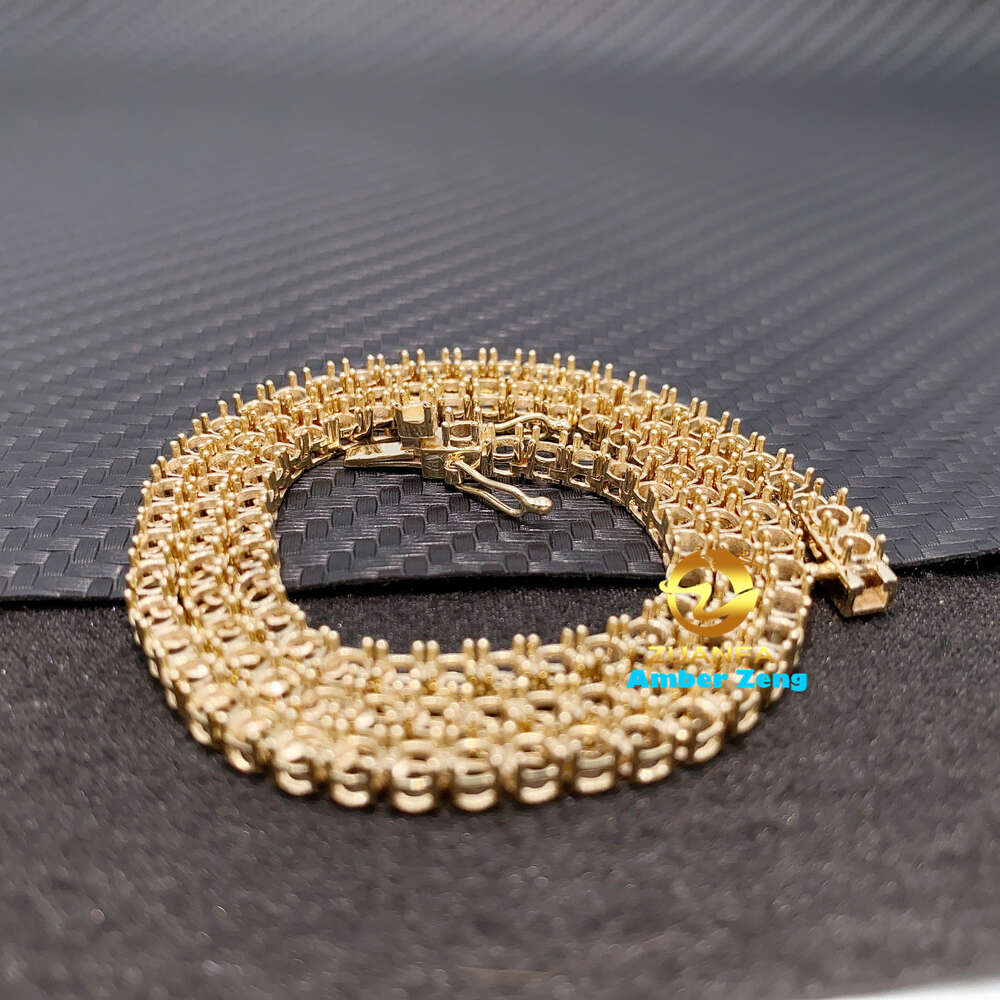 Price 3mm Real Solid Gold 10k Tennis Chain Necklace Without Stone