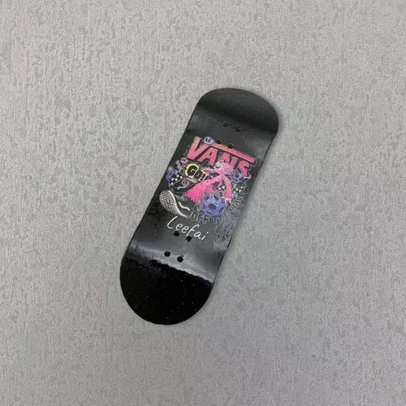 34mm Wooden Fingerboard Deck with Graphic Professional Maple Wood Board 240125