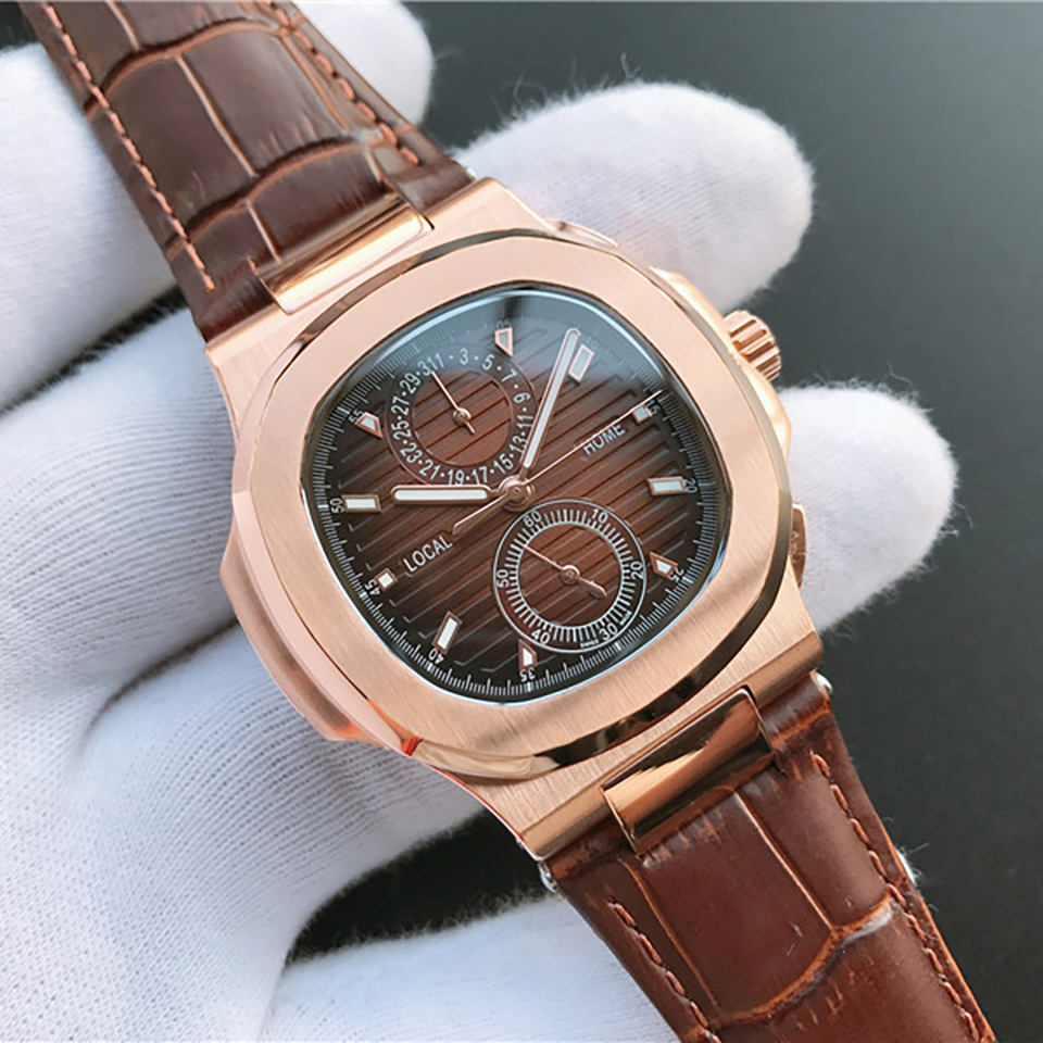 Men Business PP Luxury Watch Fashion Classic Designer Watch High Quality Automatic Mechanical Movement PP Strap 40MM Stainless Steel Strap Men Watch Montre de Luxe