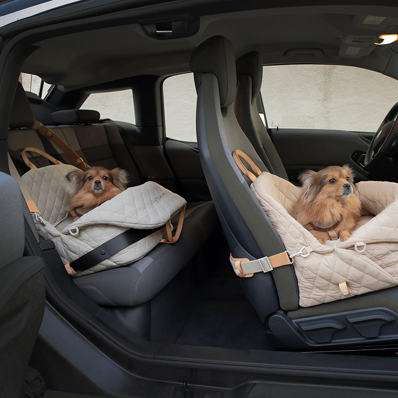 INS Pet handbag dog car sofa portable travel cat nest down cotton pet crossbody bag Dog Carrier bed