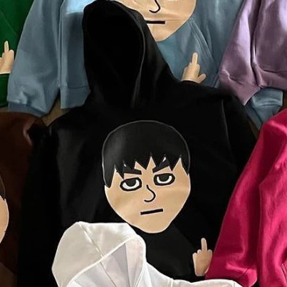 Harajuku grunge oversized sweatshirt MII HOODIES printing hoodies women goth y2k tops streetwear gothic clothes 240131