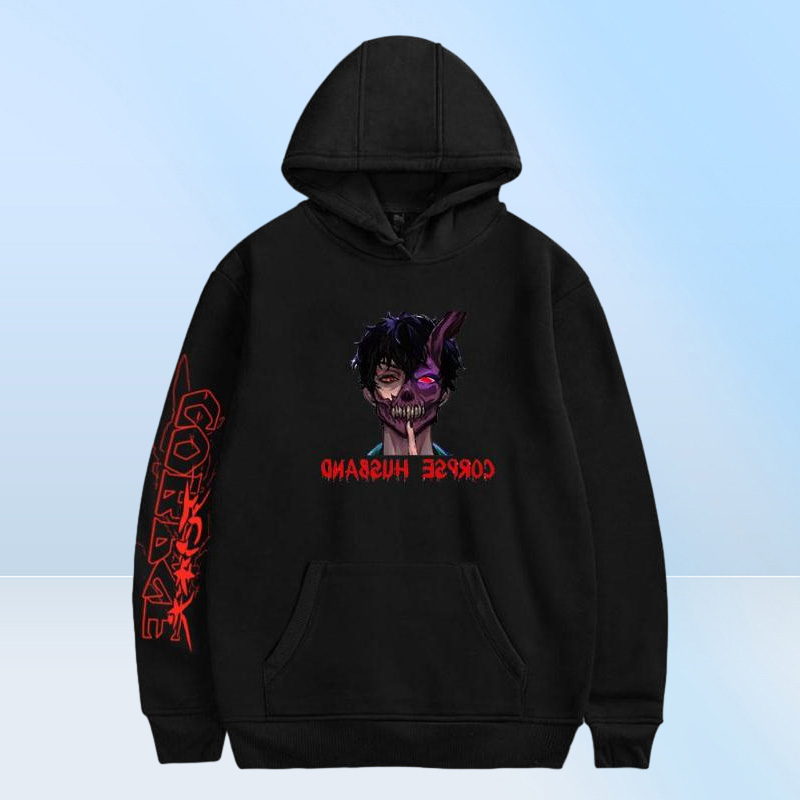 Men039s Hoodies Corpse Husband Hoodie I Miss You Print Sweatshirts Loose Merch Streetwear Women Men Social Media Star Fashion C