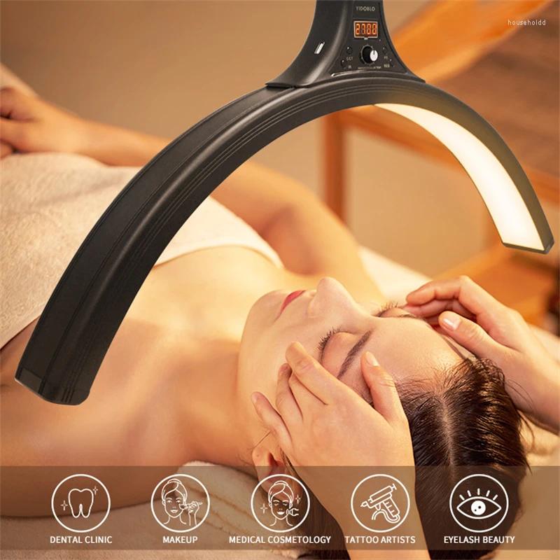 Lamps Floor 28INCH LED Half Moon Eyelash Lamp With Disinfection And Sterilization Facial Skincare Products Tattoo Eyebrow Filming