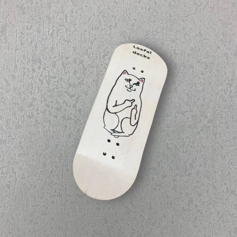 34mm Wooden Fingerboard Deck with Graphic Professional Maple Wood Board 240125
