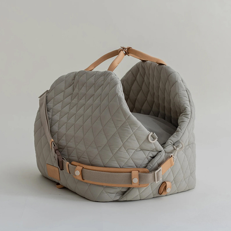 INS Pet handbag dog car sofa portable travel cat nest down cotton pet crossbody bag Dog Carrier bed