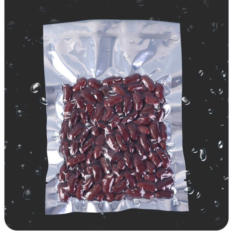 Flat Foods Vacuum Aluminum Foil Packaging Bags Mylar Open Top Heat Seal Package Pouch For Snack Dried Fruit Kernels Coffee Bean Rice Tea Ziploc Freeze