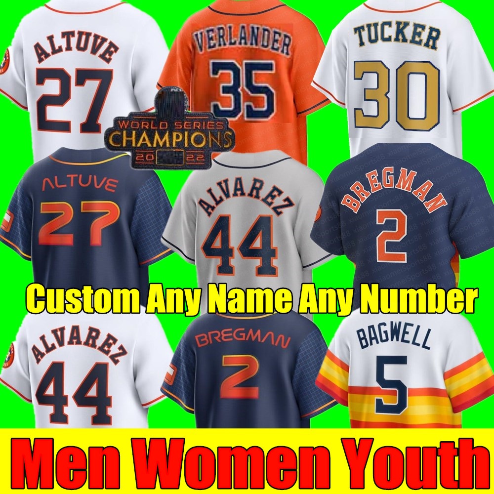 New 2024 S-4XL Custom Baseball jerseys JOSE ALTUVE GEORGE SPRINGER HOUSTON BRANTLEY Justin Verlander ALEX BREGMAN ASTROS KYLE TUCKER CRAIG BIGGIO Me