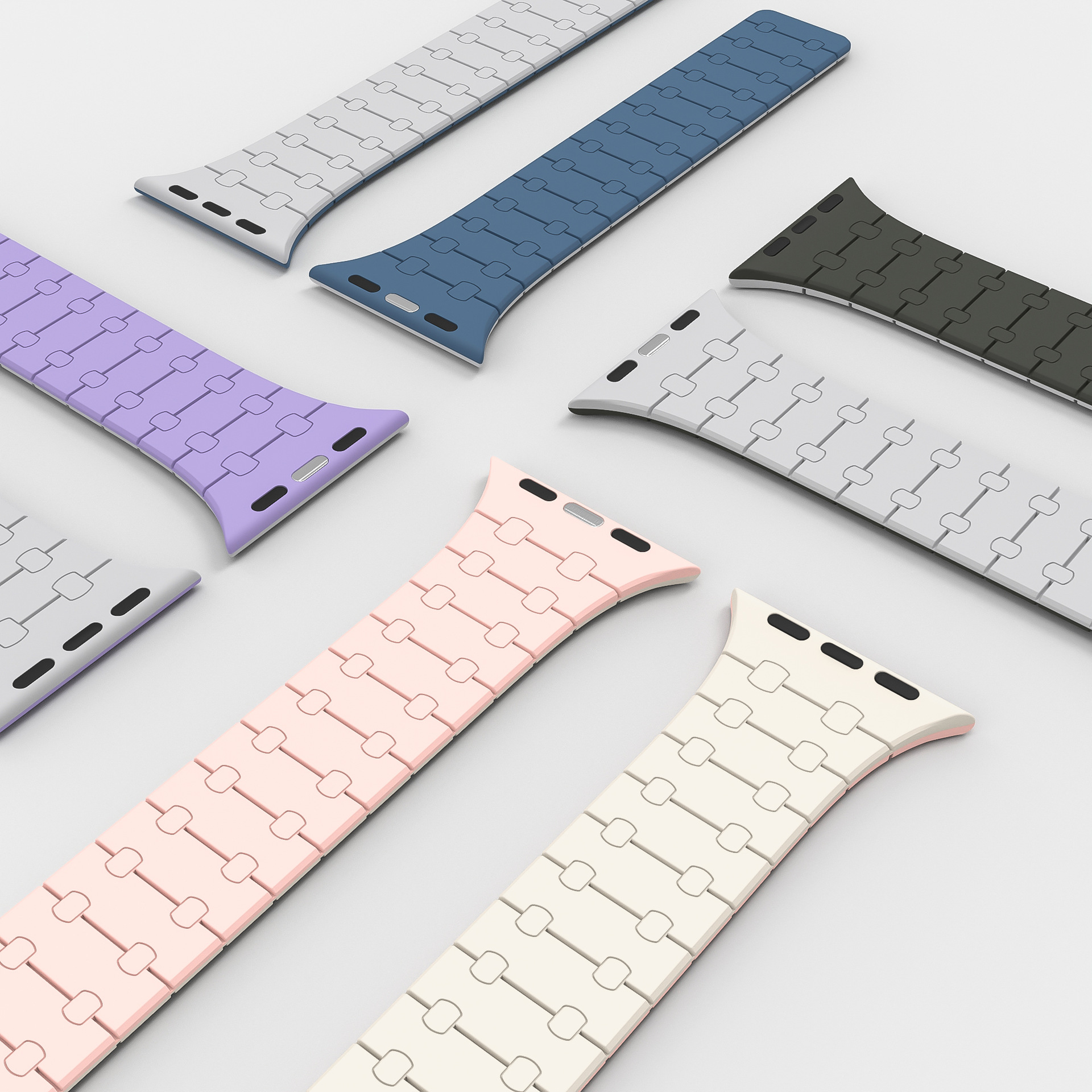 AP Silicone Magnetic Loop Band Strap For Apple watch Ultra/2 49mm 9 8 7 45mm 41mm Sports Adjustable Straps Wristband For iWatch 6 5 4 3 SE 44mm 42mm 4