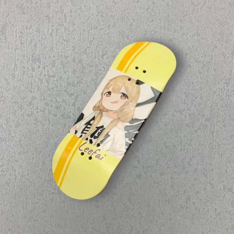 34mm Wooden Fingerboard Deck with Graphic Professional Maple Wood Board 240125