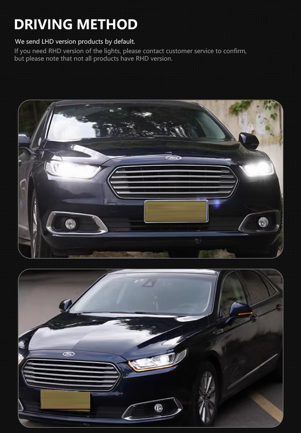 Car Styling Headlight for Ford Taurus 2015-2018 Taurus LED Fromt Lamps Upgrade Dynamic Turn Signal Headlamp Assembly