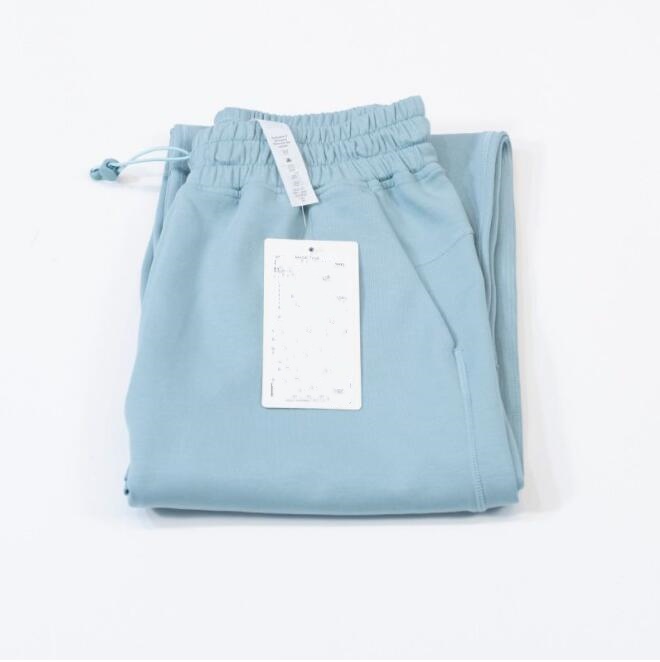LU-1460 Yoga Softstreme Pants Split-Hem Long Ladies High Waist Soft Fabric Straight Jogger Trousers Shows Legs Yoga Fitness Pants