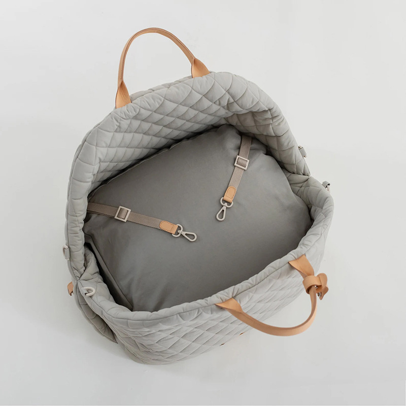 INS Pet handbag dog car sofa portable travel cat nest down cotton pet crossbody bag Dog Carrier bed