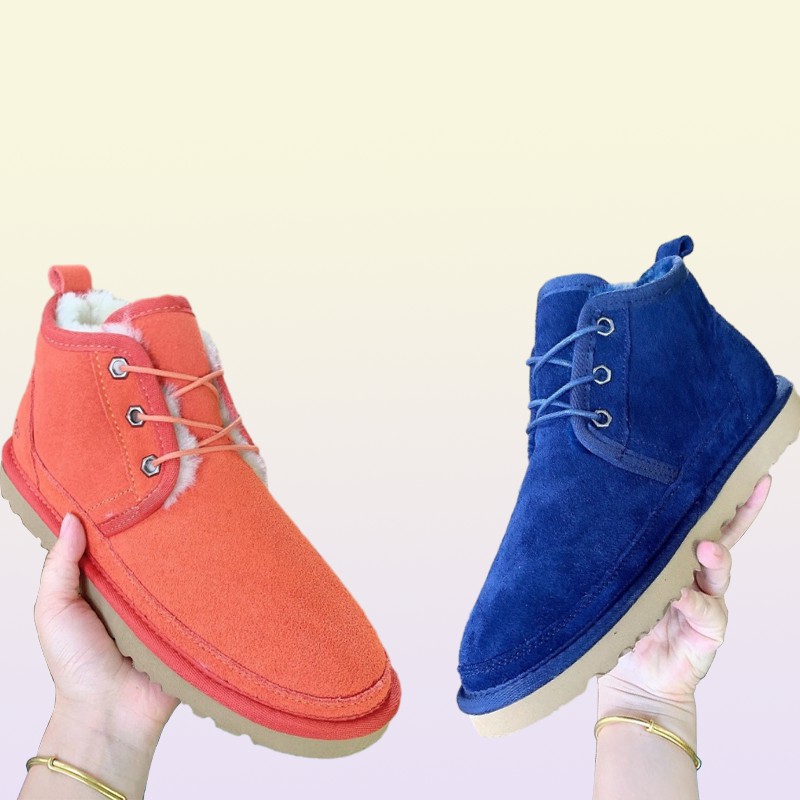 New lia Classic Snow Winter Boots Men Neumel boots Women Ankle Knee mens designer booties women kids warm martin shoes