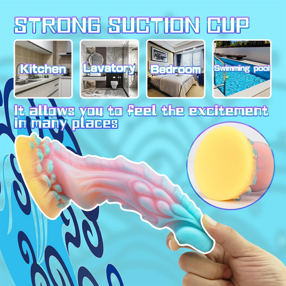 Luminous Huge Dildos Anal Butt Plug Dragon Monster Dildo G-spot Masturbation Suction Cup Soft Silicone Adult Sex Toys for Women 240129