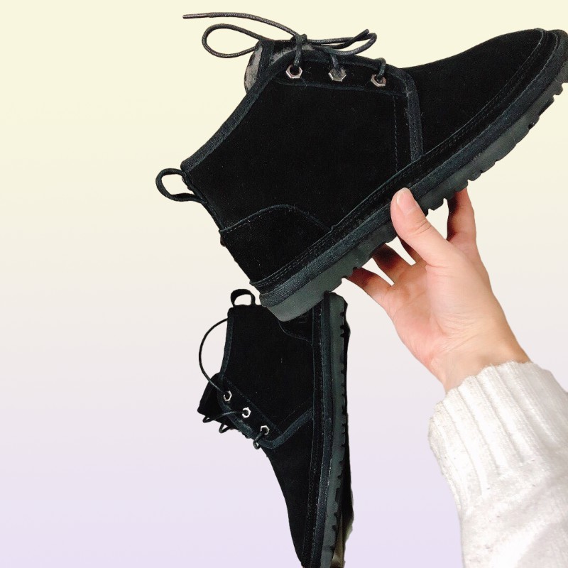 New lia Classic Snow Winter Boots Men Neumel boots Women Ankle Knee mens designer booties women kids warm martin shoes