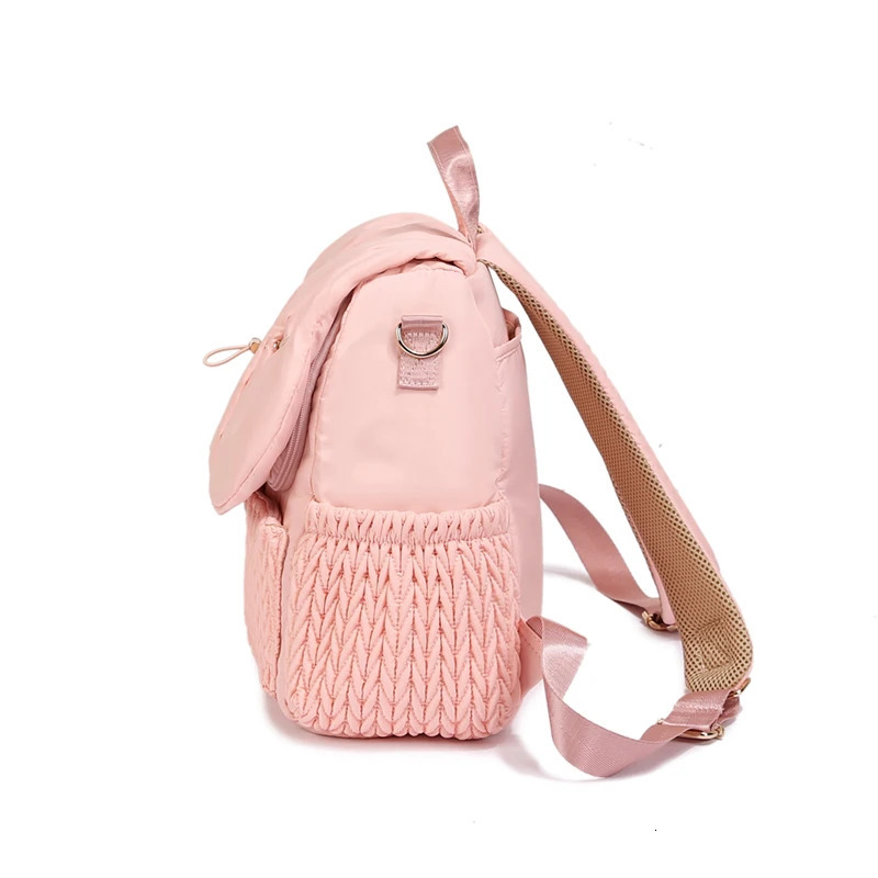 Large Capacity Waterproof Mother Bag Outdoor Leisure Backpack Baby Stroller Hanging Storage Bag Send Pad Carrying Diaper Bag 240130