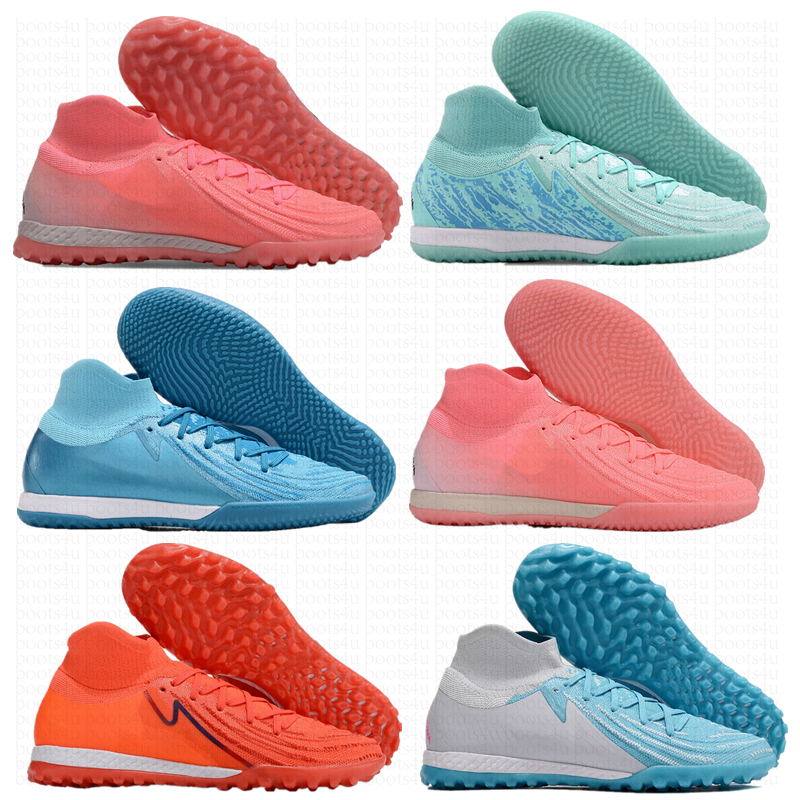 Men Adult Brand Lace-Up TF IC Soccer Shoes Soccer Football Boots Waterproof Outdoor Lawn Clay Football Match Training Shoes Sports Sneakers