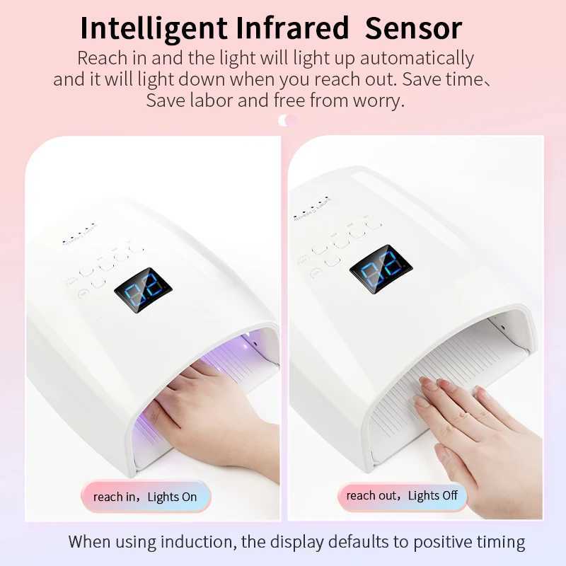 Rechargeable UV LED Lamp for Nails Wireless Gel Polish Nail Dryer Pedicure Manicure Light Cordless LED Nail Lamp For ManicureCL2400806