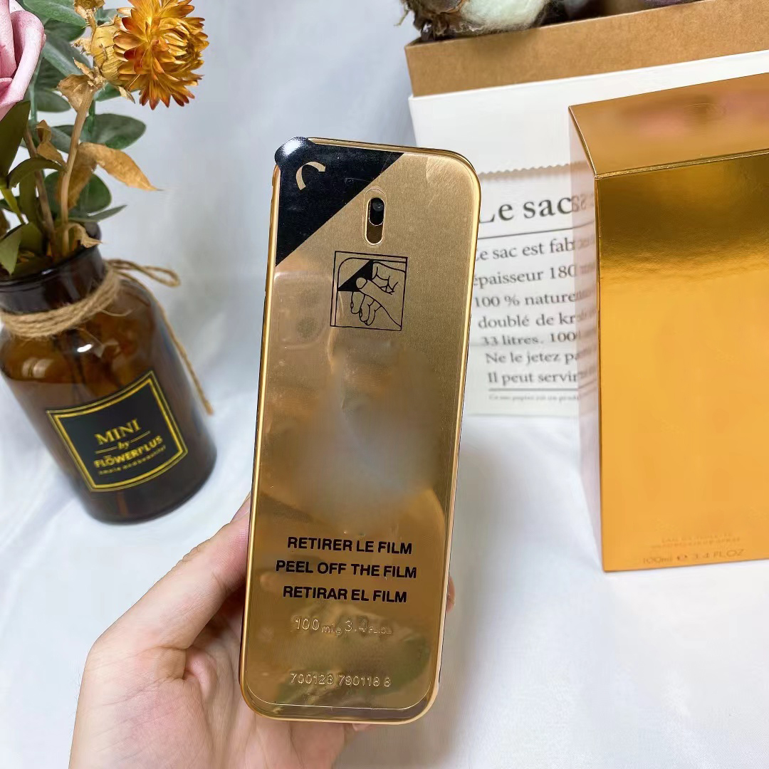 Sales Million Perfume for Men Toilettes Body Spray 100 ML 3.4 FL.OZ EAU De Toilette EDT Designer Brand Fragrance Natural Long Lasting Pleasant Scent Cologne Gift