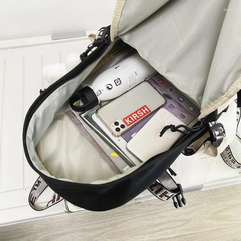 designer 2025S new model School Bags Girl Cute Laptop Backpack Women Bag Fashion Kawaii Ladies Haruku Travel College Student Backpacks Cool Female