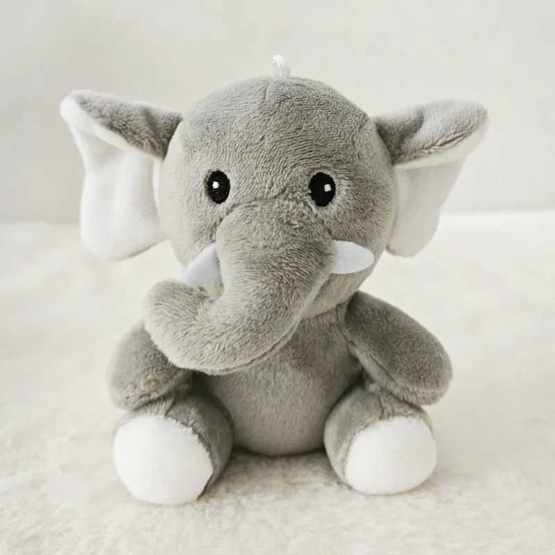 Mini Forest Animals Stuffed Plush Toy Sitting Lion Tiger Elephant Monkey Leopard Giraffe Doll Keychain For Kid Birthday Gifts M240801