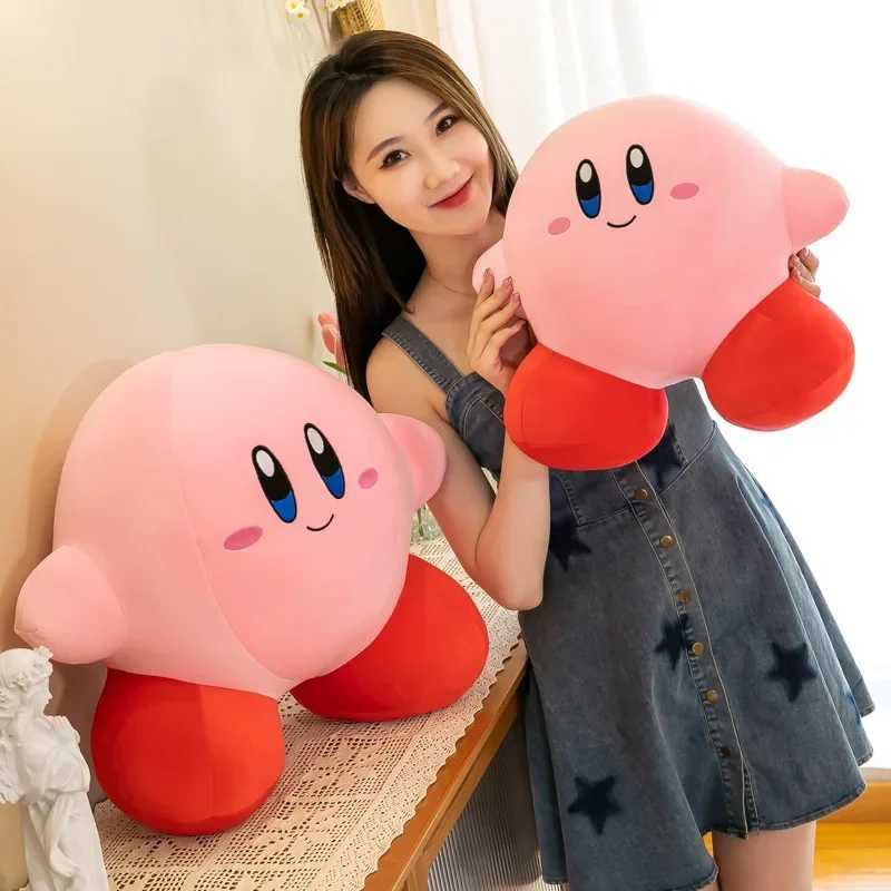 30cm Anime Star Kirbyed Plush Toys Soft Stuffed Animal Doll Fluffy Pink Plush Doll Pillow Room Decor Toys For Childrens Gift Y240801