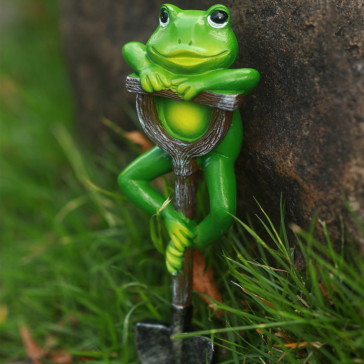 New creative frog rabbit turtle gnome shovel outdoor garden craft decorations ornaments