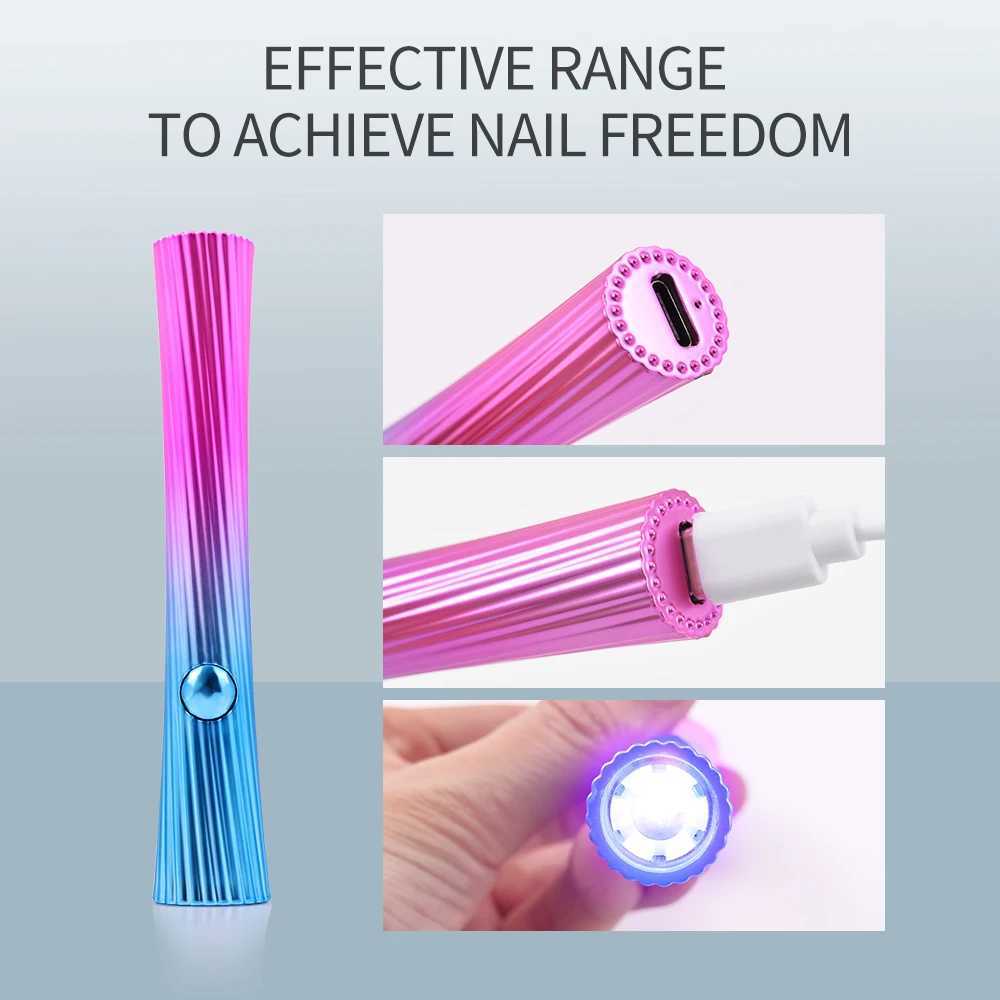 1Pcs Handheld UV Lamp 2W Wavelength 365nm395nm Professional Nail Lamp Dryer Quick Drying Manicure Lamp For Nail ArtCL240731
