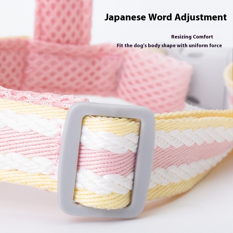 Safety First Explosion-Resistant Dog Walk Harness - Comfortable Saddle Type for Small Dogs like Teddies and Corgis