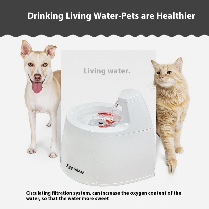 Oxygen Circulation Pet Water Fountain for Cats and Dogs