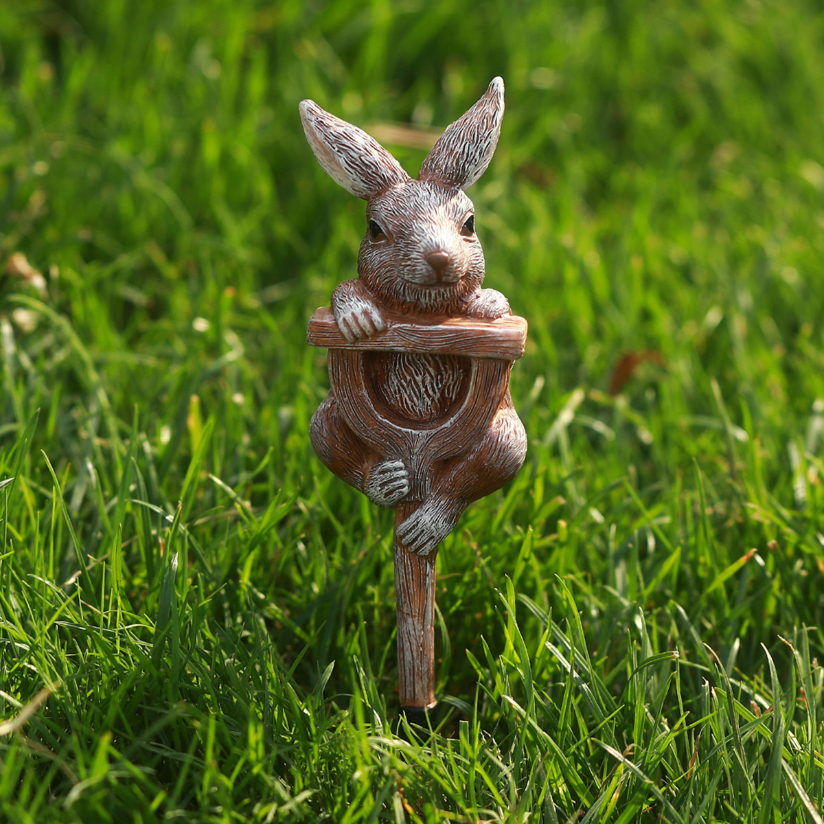 New creative frog rabbit turtle gnome shovel outdoor garden craft decorations ornaments