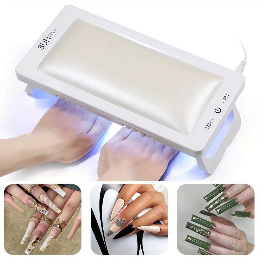 YIKOOLIN Available In A Variety Of Colors Arm Rest With LED Lamp UV Gels Dryer Polish Curing Foldable Lamp For Nails Lamp W250513