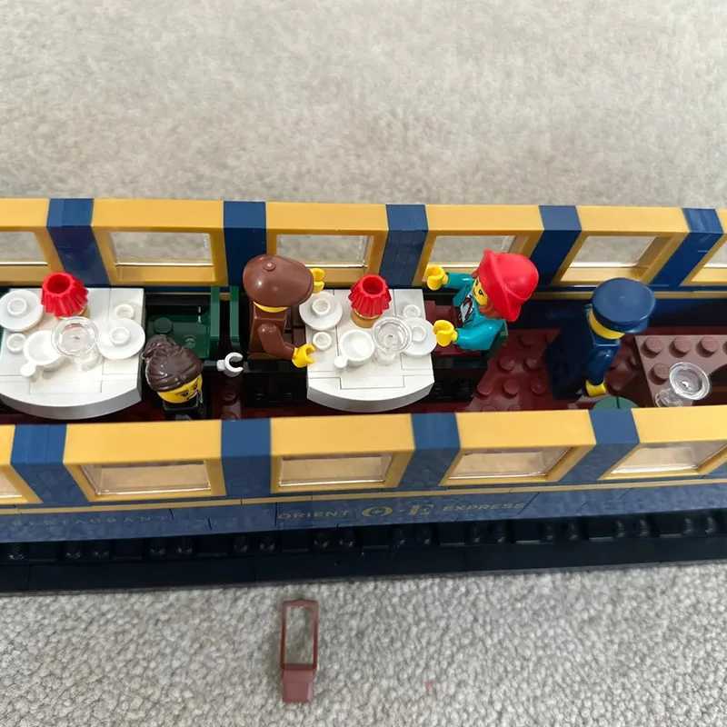 Ideas Orient Express Building Blocks Set - 2024 Bricks Train 21344 DIY Assembly Toys for Boys Girls Gifts dh911125171