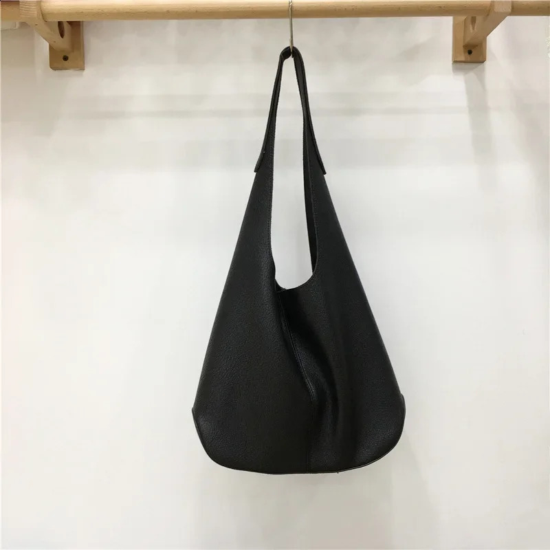 Fashionable Highend Feelsoft Supple Large Capacity Single Shoulder Yellow Bag Underarm For Women Tophandle 240802