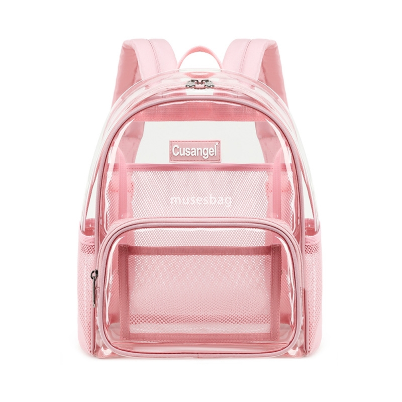 New transparent backpack ladies Amazon fashion Jelly backpack Environmental protection TPU simple student bag